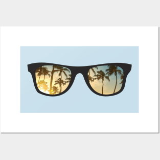 Tropical Sunglasses Posters and Art